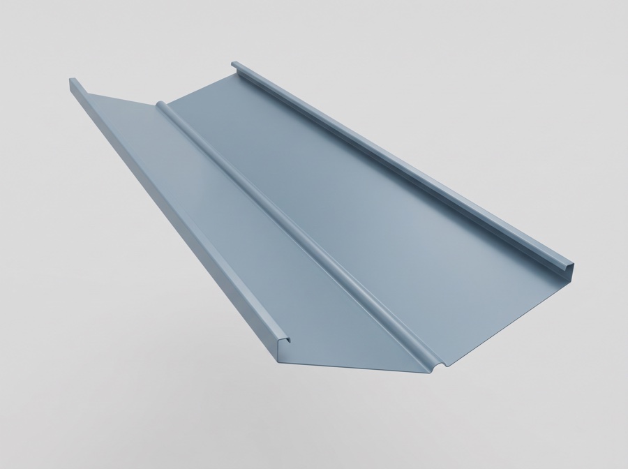 Valley metal roof trim profile